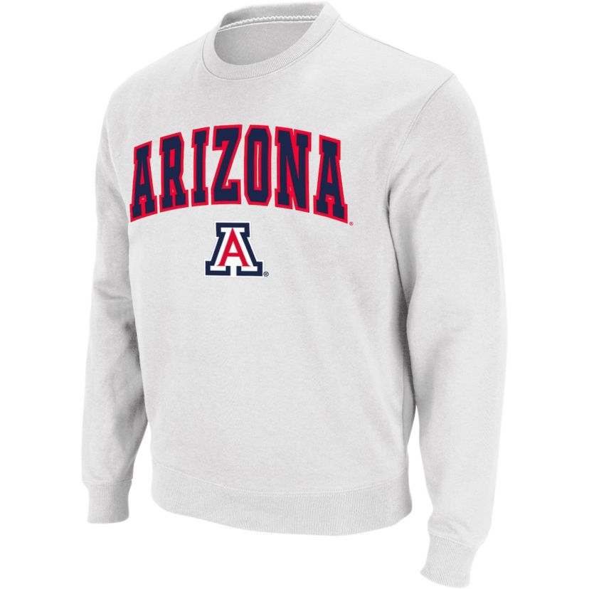 NCAA Arizona Wildcats Arch & Logo Crew Neck Sweatshirt