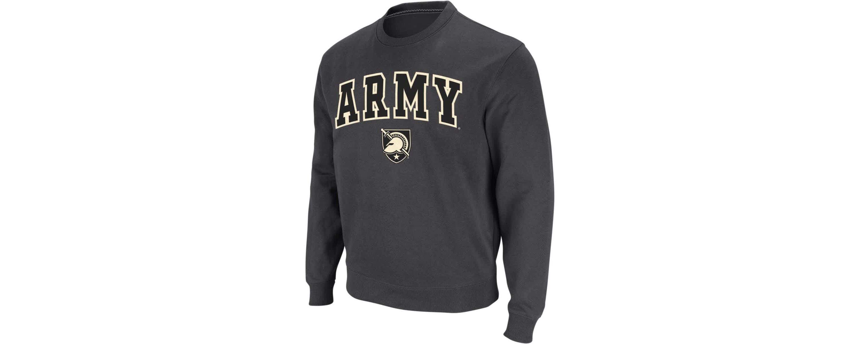 Army Black Knights NCAA Army Knights Arch & Logo Crew Neck Sweatshirt