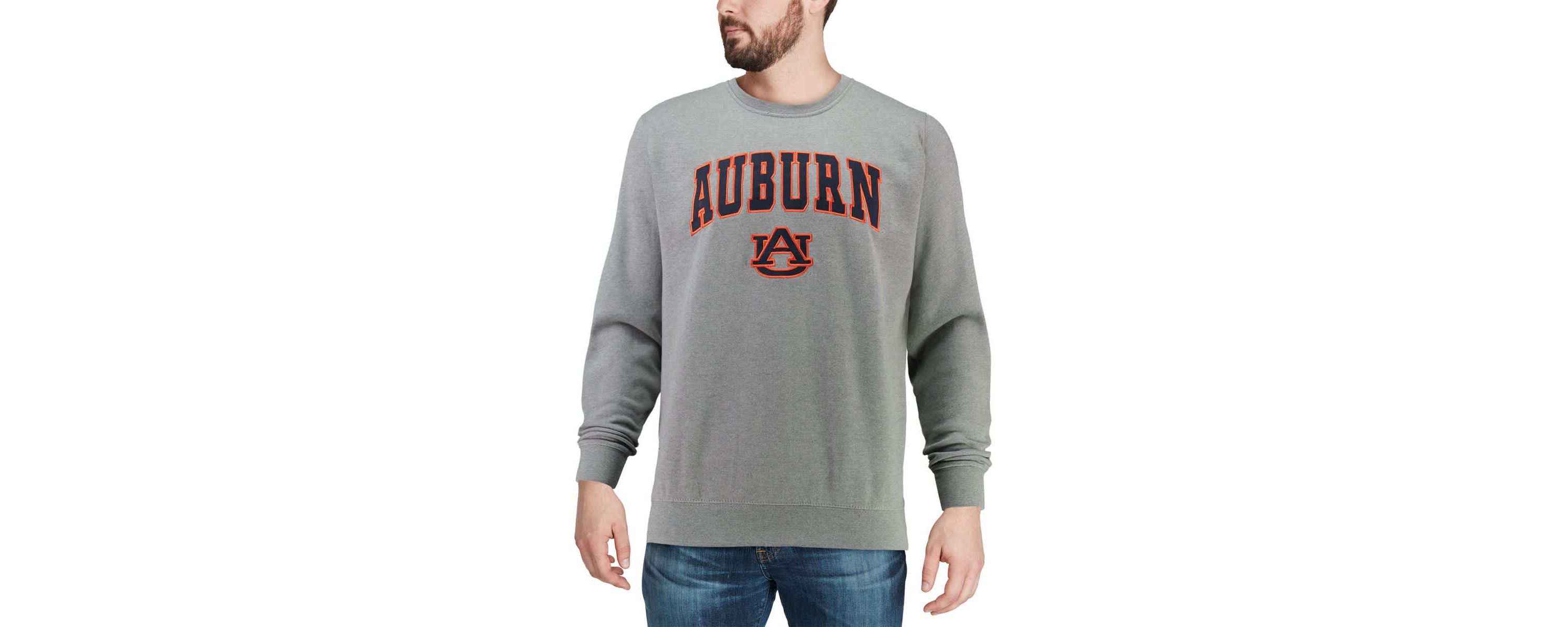 NCAA ed Auburn Tigers Arch & Logo Crew Neck Sweatshirt