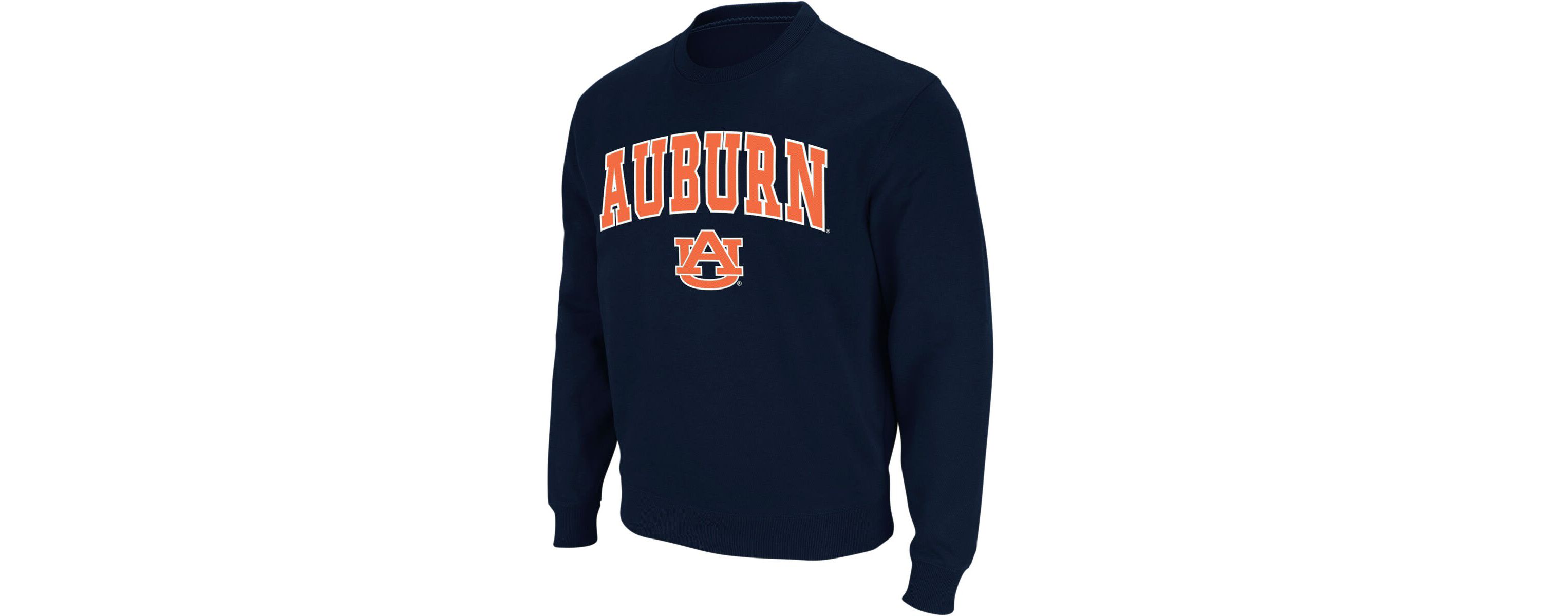 NCAA Auburn Tigers Arch & Logo Crew Neck Sweatshirt
