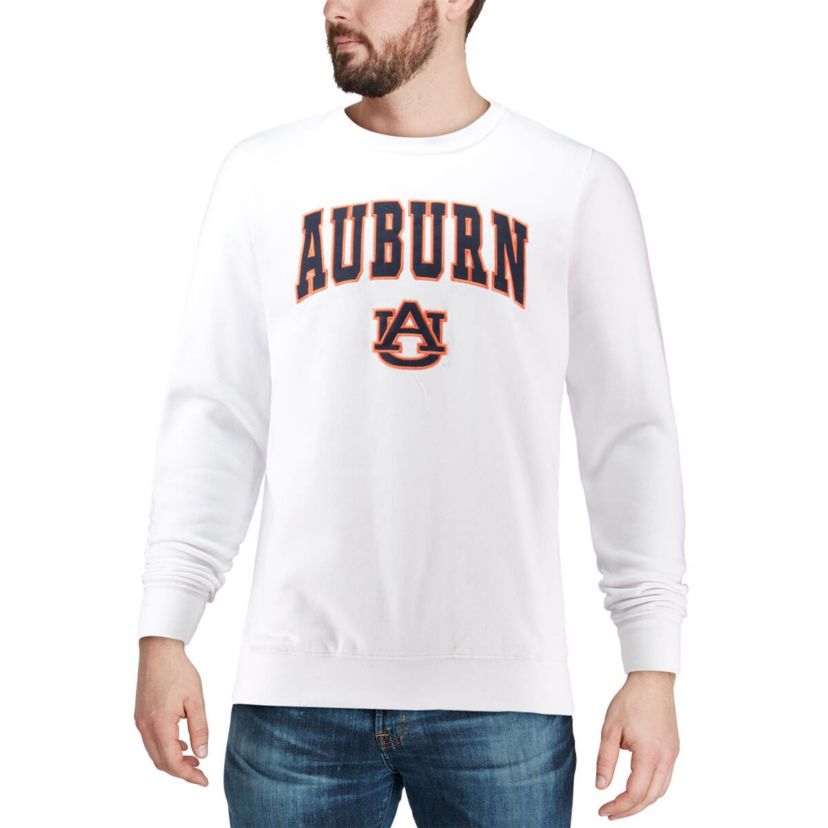 NCAA Auburn Tigers Arch & Logo Crew Neck Sweatshirt