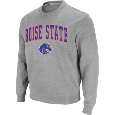 NCAA Boise State Broncos Arch & Logo Crew Neck Sweatshirt