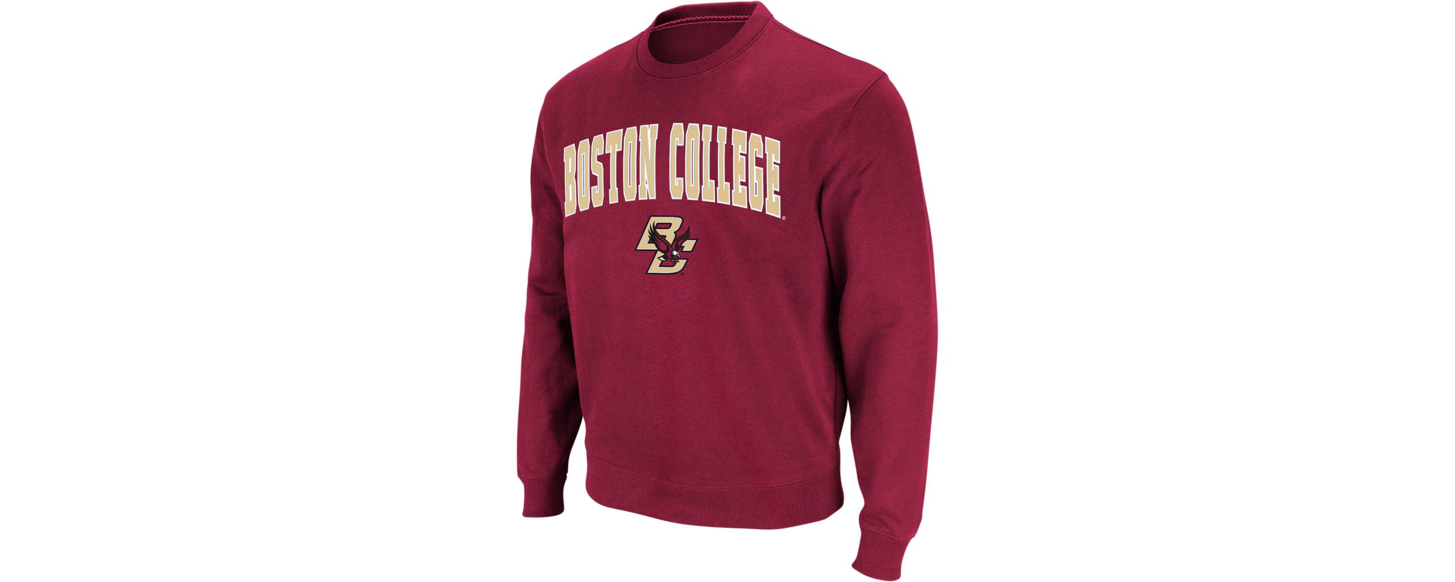 Boston College Eagles NCAA Boston NCAA Eagles Arch & Logo Crew Neck Sweatshirt
