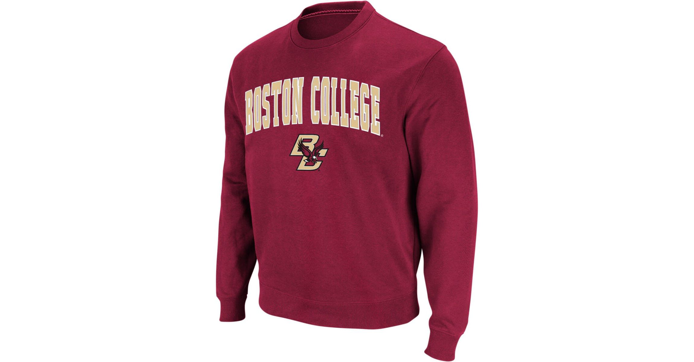 Boston College Eagles NCAA Boston NCAA Eagles Arch & Logo Crew Neck Sweatshirt