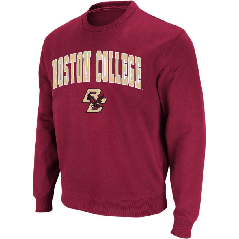 Boston College Eagles NCAA Boston NCAA Eagles Arch & Logo Crew Neck Sweatshirt