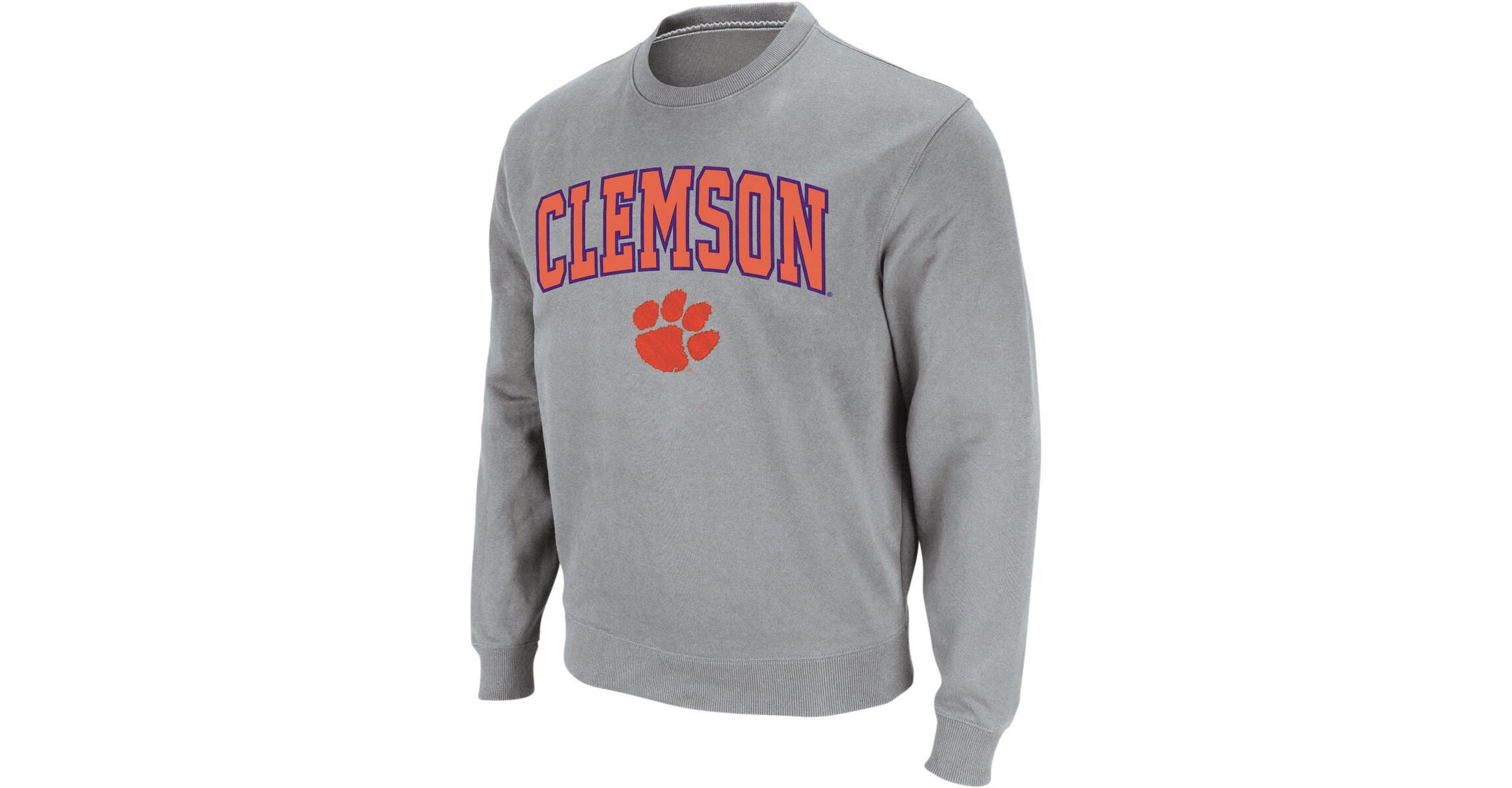 NCAA ed Clemson Tigers Arch & Logo Crew Neck Sweatshirt