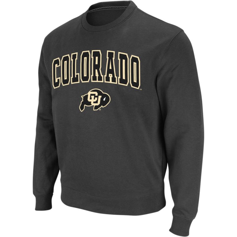 NCAA Colorado Buffaloes Arch & Logo Crew Neck Sweatshirt