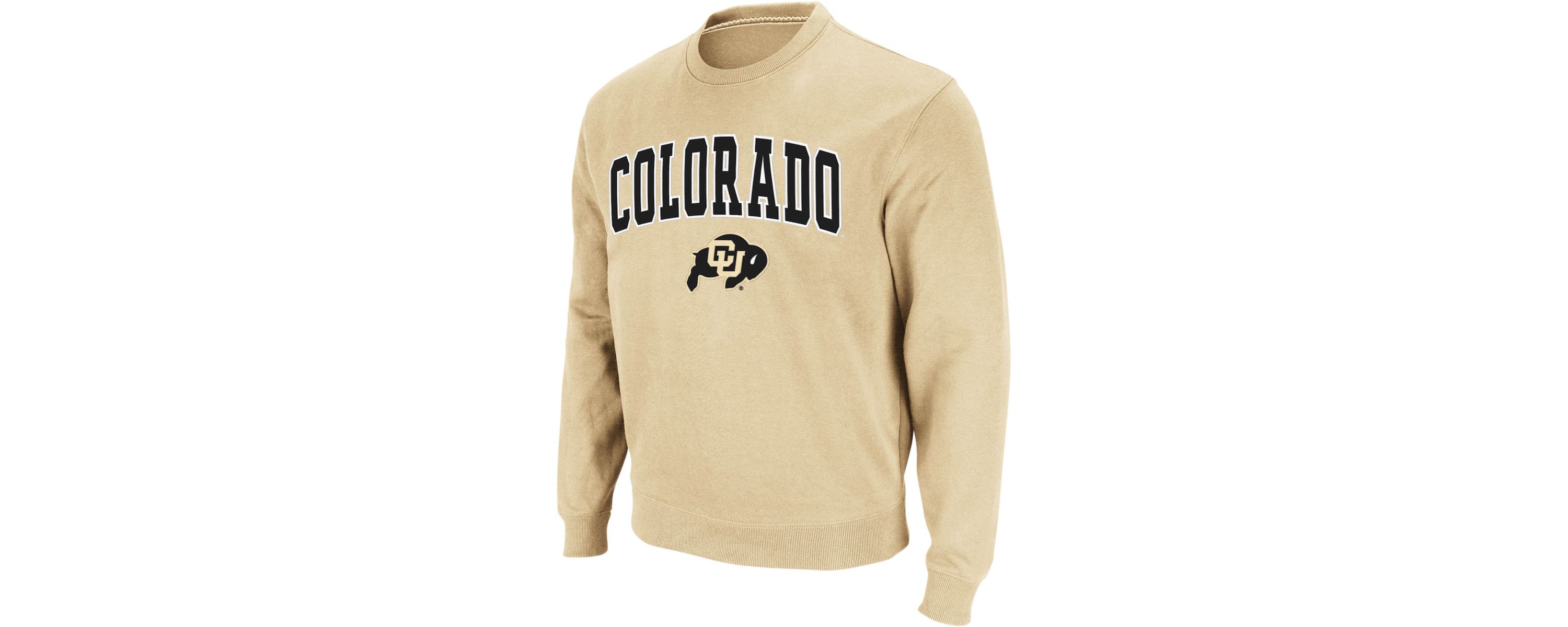 NCAA Colorado Buffaloes Arch & Logo Crew Neck Sweatshirt