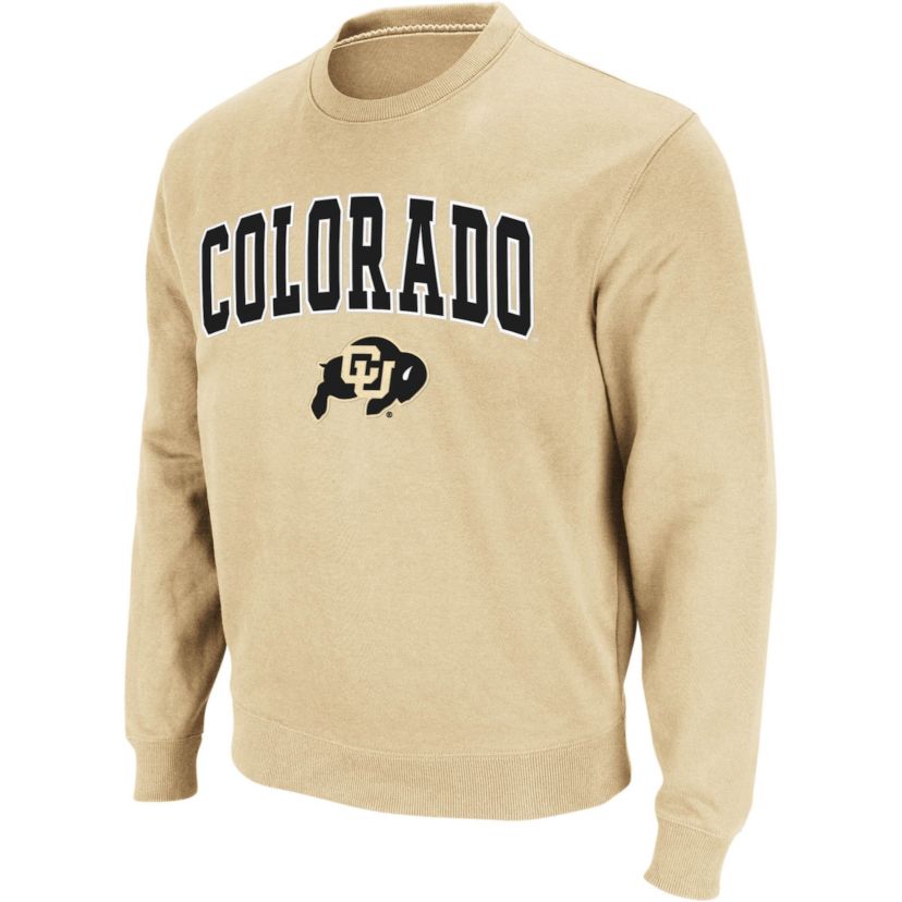 NCAA Colorado Buffaloes Arch & Logo Crew Neck Sweatshirt