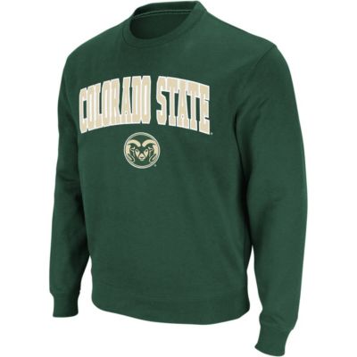 NCAA Colorado State Rams Arch & Logo Crew Neck Sweatshirt