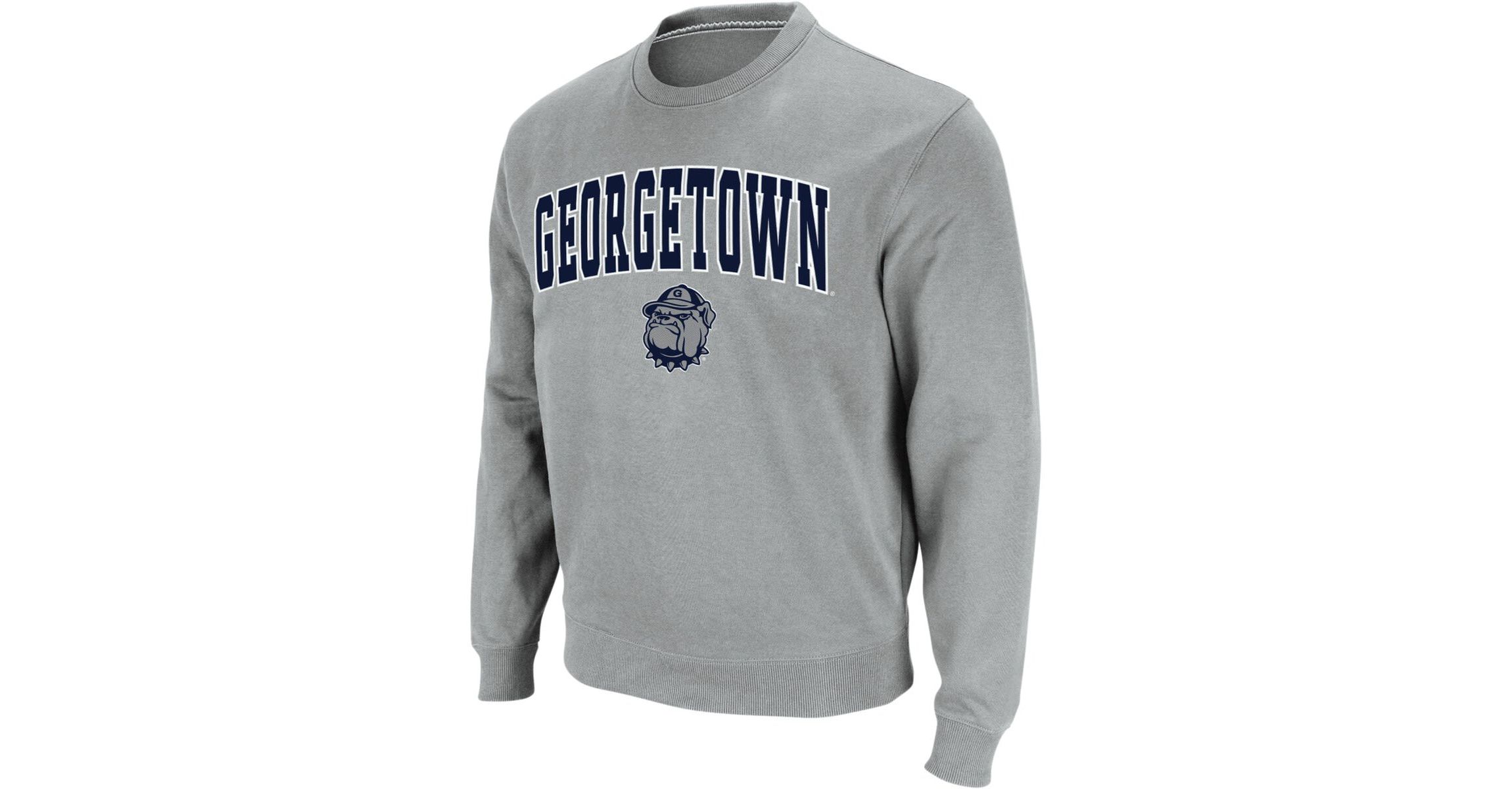 NCAA Georgetown Hoyas Arch & Logo Crew Neck Sweatshirt