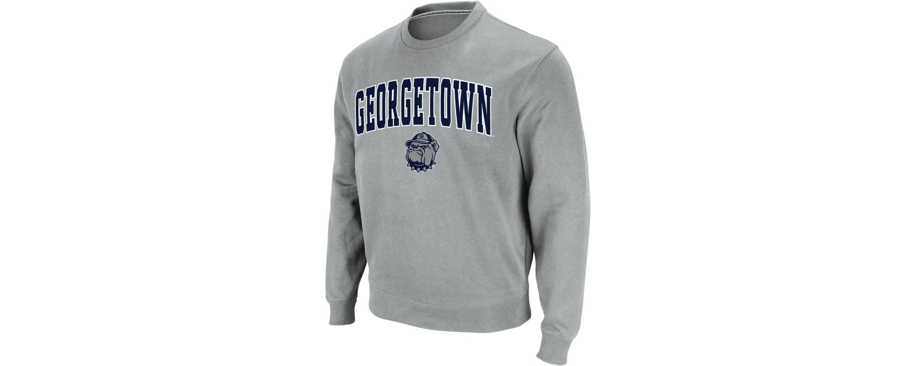 NCAA Georgetown Hoyas Arch & Logo Crew Neck Sweatshirt