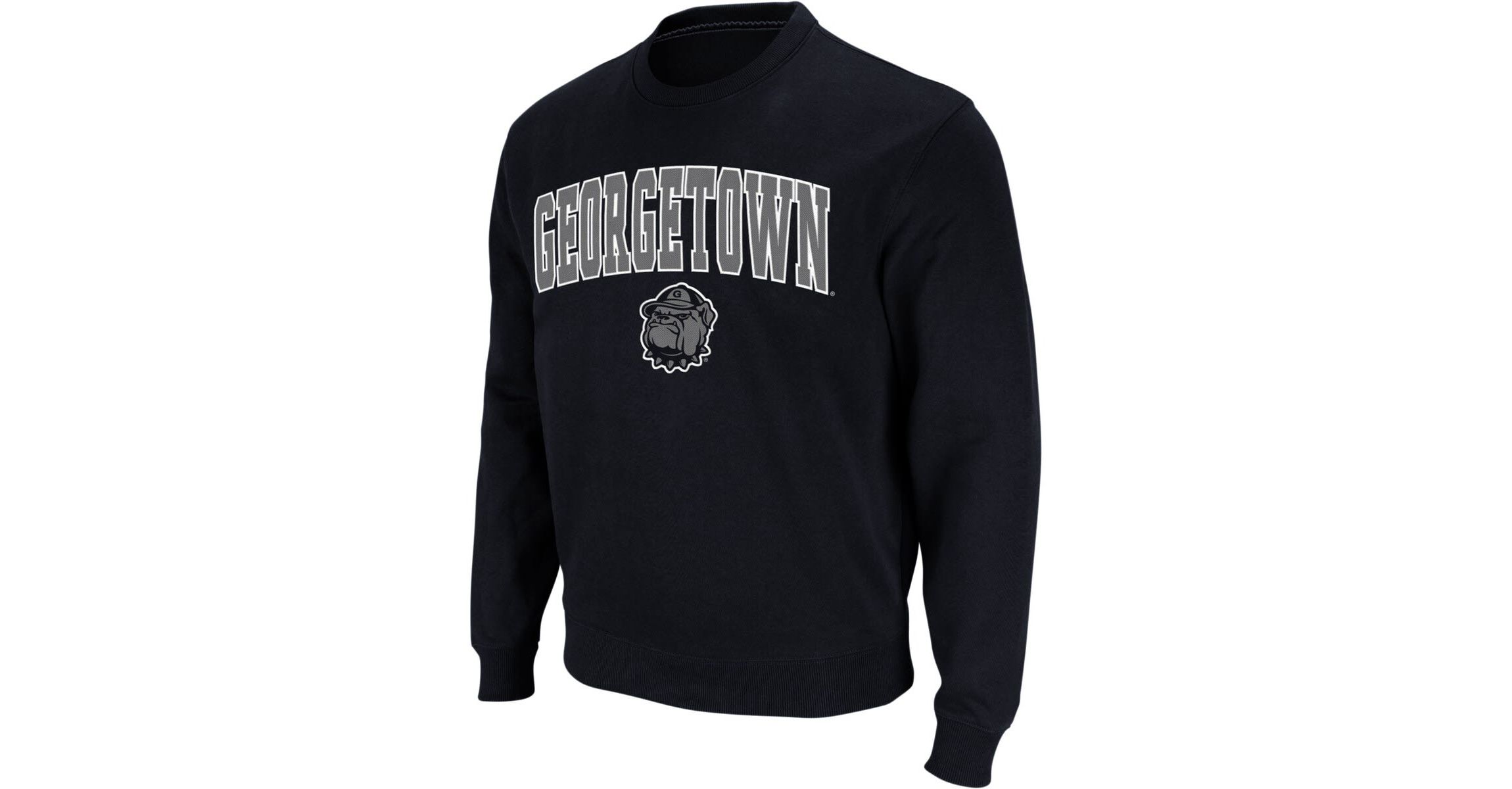 NCAA Georgetown Hoyas Arch & Logo Crew Neck Sweatshirt