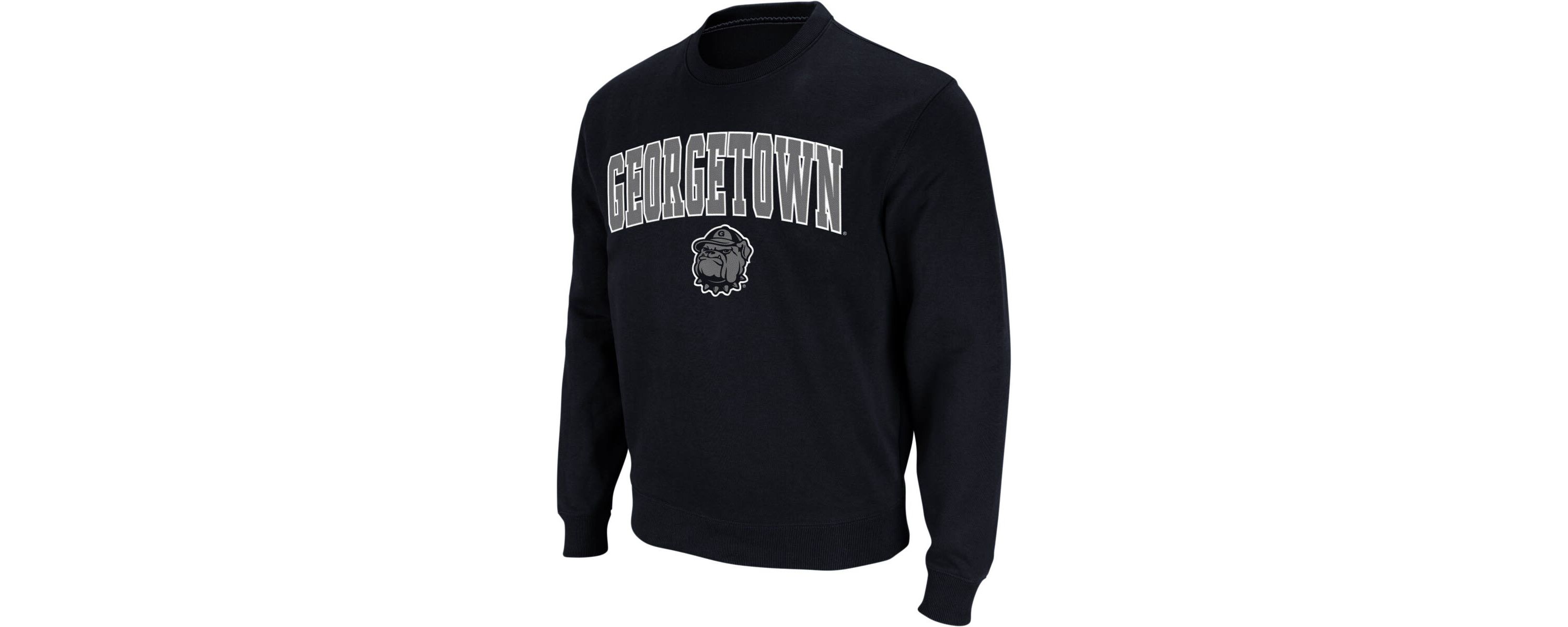 NCAA Georgetown Hoyas Arch & Logo Crew Neck Sweatshirt