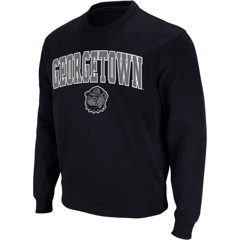 NCAA Georgetown Hoyas Arch & Logo Crew Neck Sweatshirt