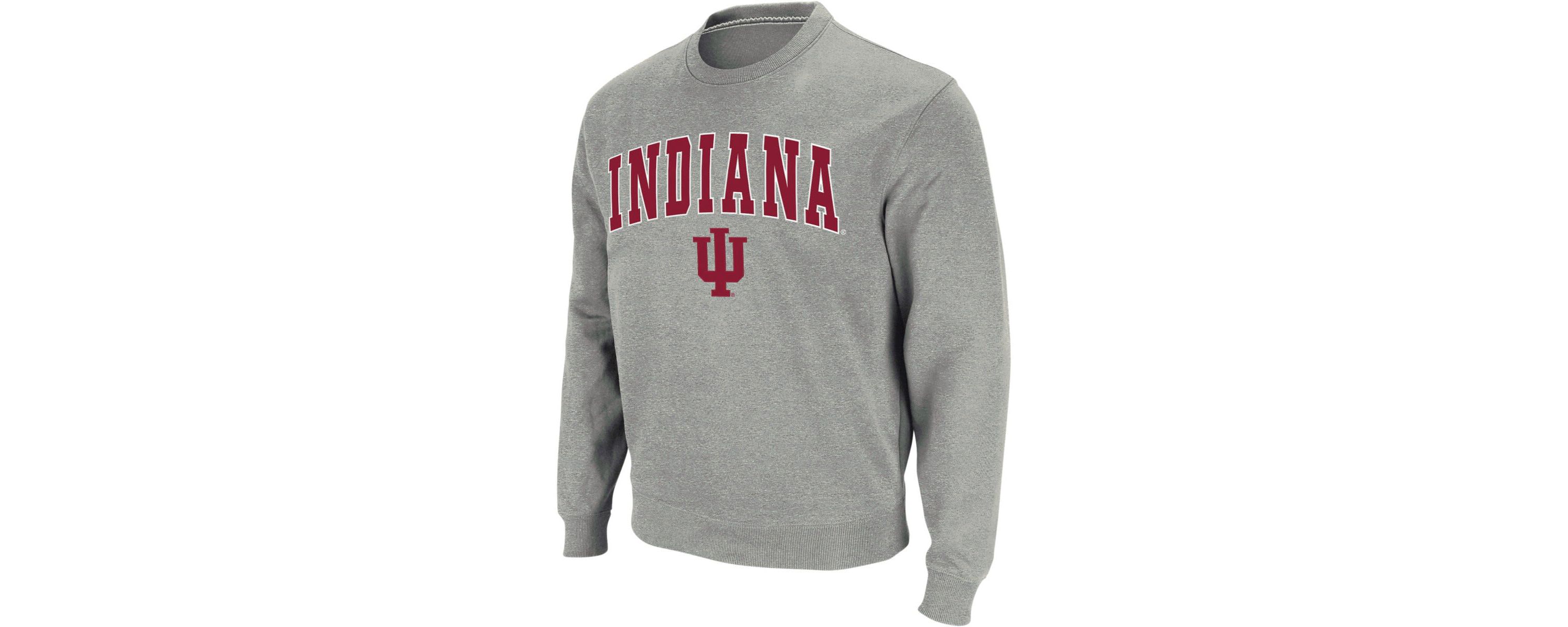 NCAA Indiana Hoosiers Arch & Logo Crew Neck Sweatshirt