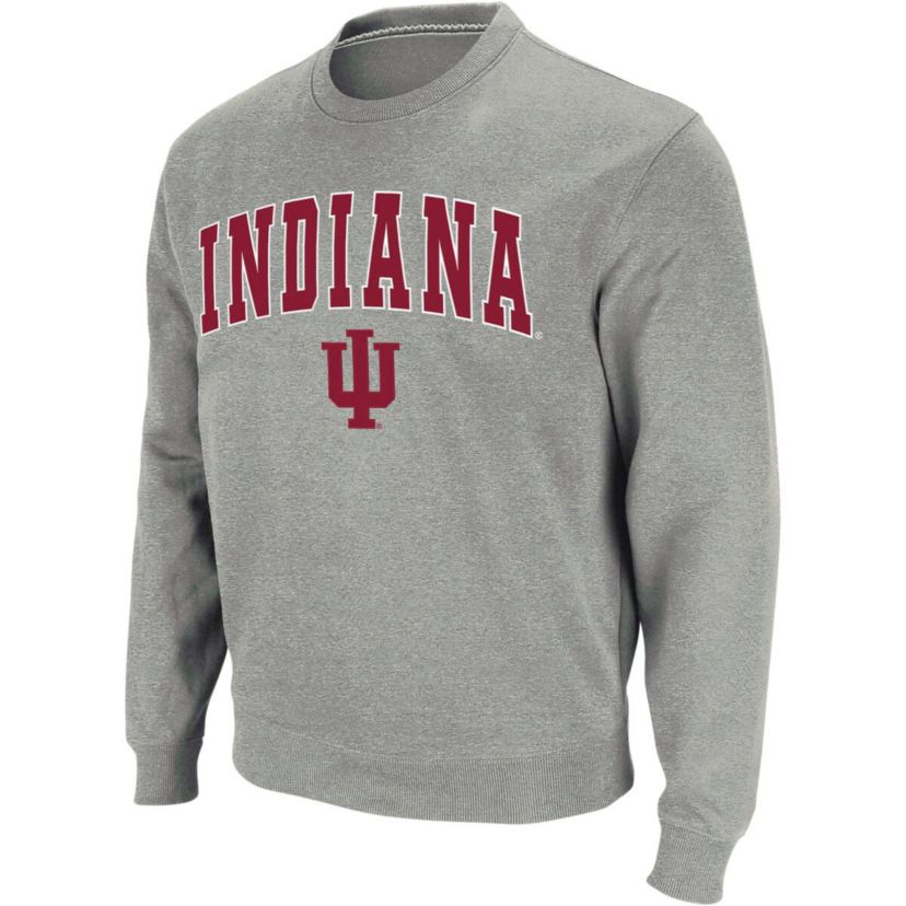 NCAA Indiana Hoosiers Arch & Logo Crew Neck Sweatshirt