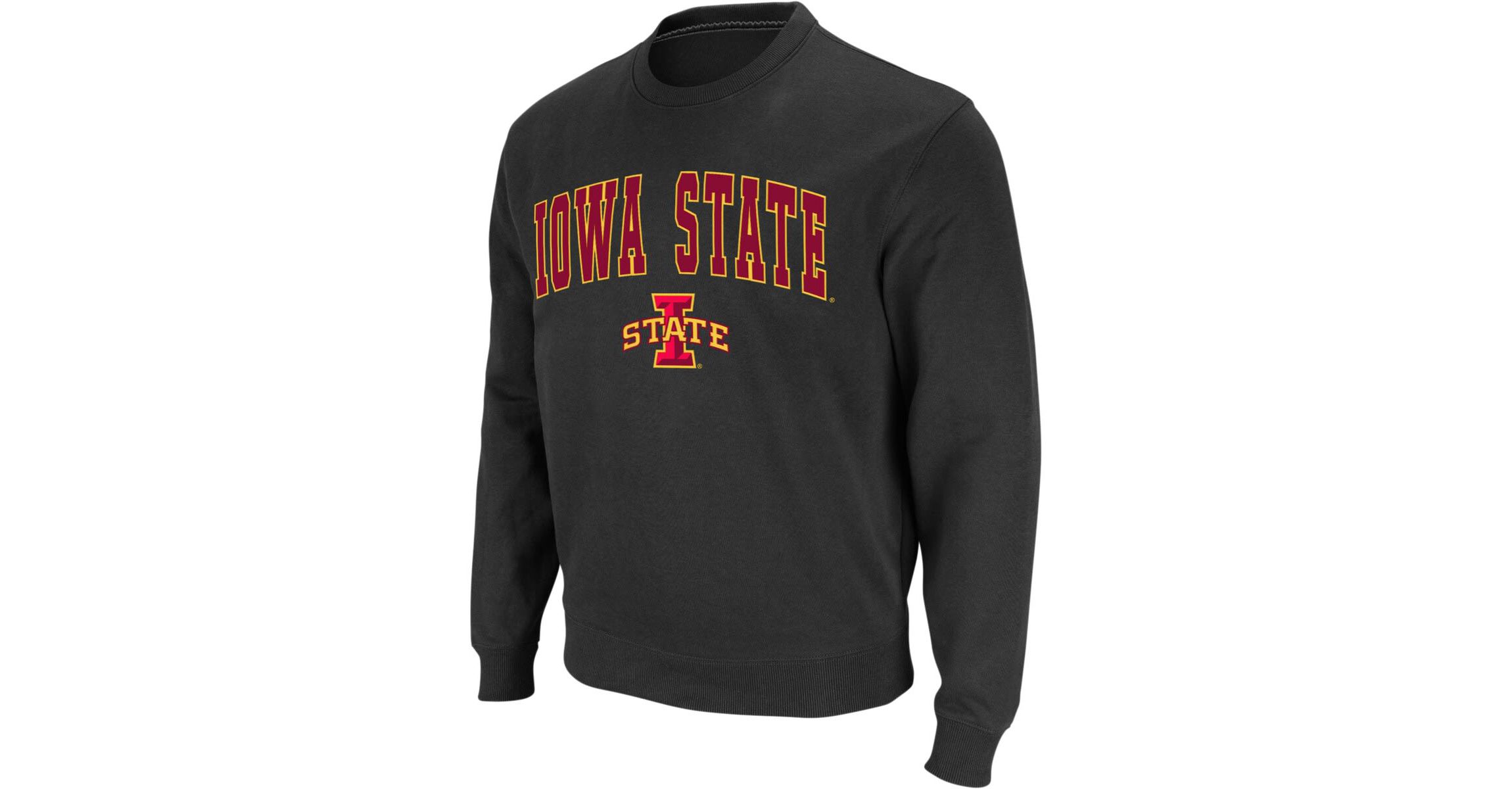NCAA Iowa State Cyclones Arch & Logo Crew Neck Sweatshirt