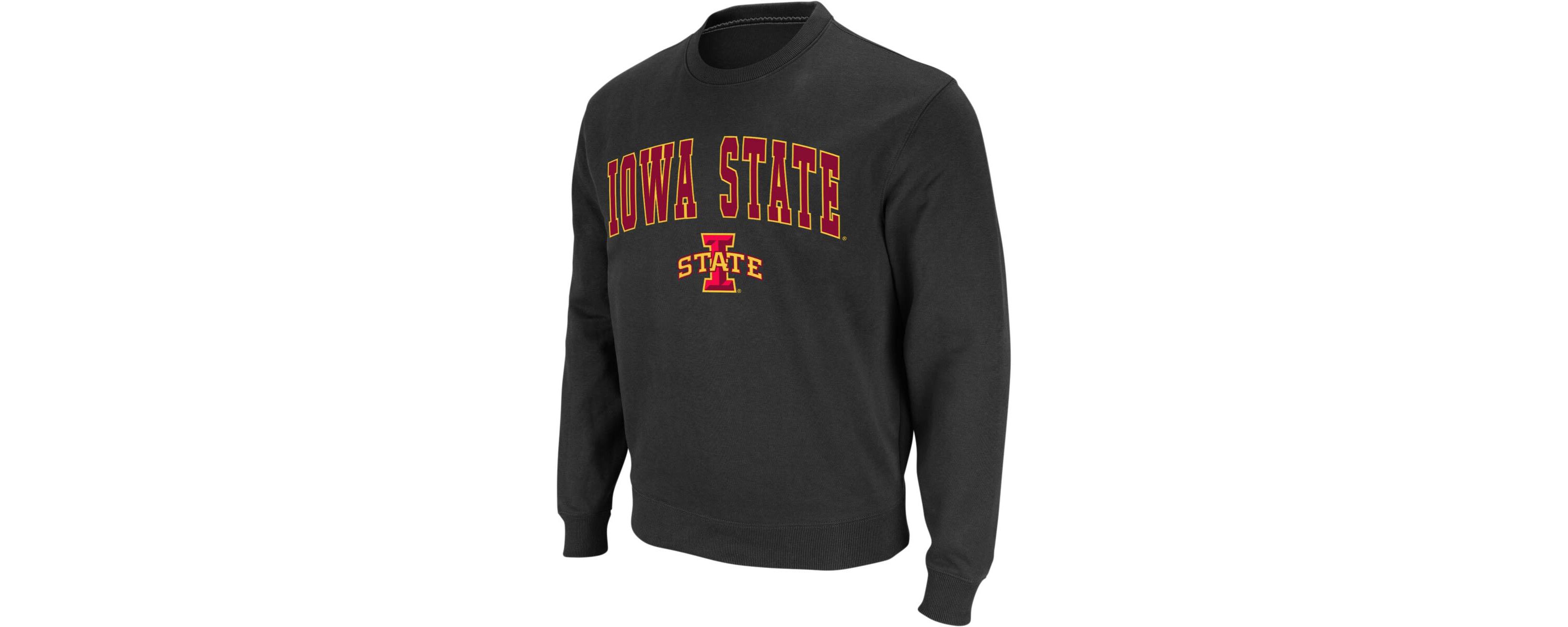 NCAA Iowa State Cyclones Arch & Logo Crew Neck Sweatshirt