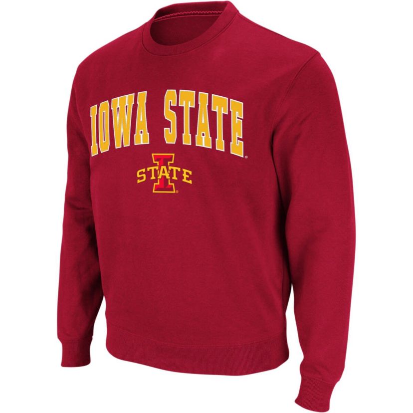 NCAA Iowa State Cyclones Arch & Logo Crew Neck Sweatshirt