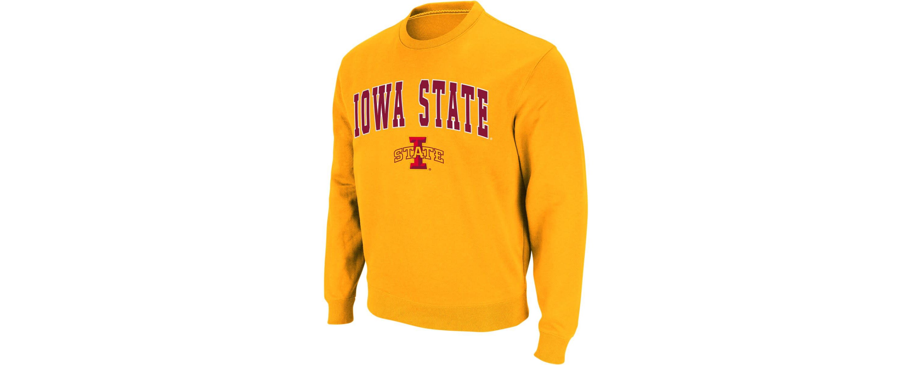 NCAA Iowa State Cyclones Arch & Logo Crew Neck Sweatshirt