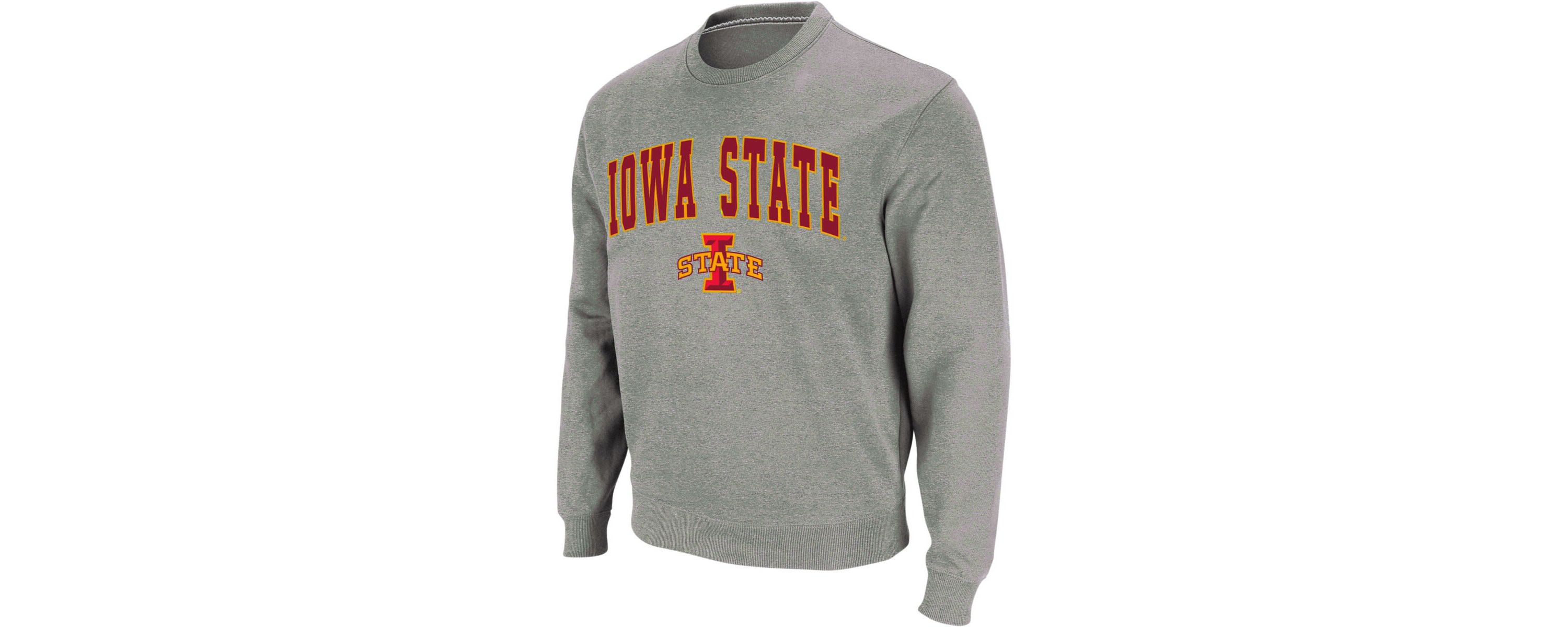 NCAA Iowa State Cyclones Arch & Logo Crew Neck Sweatshirt