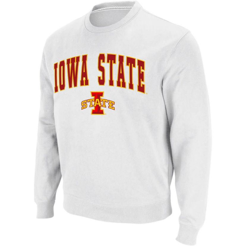 NCAA Iowa State Cyclones Arch & Logo Crew Neck Sweatshirt