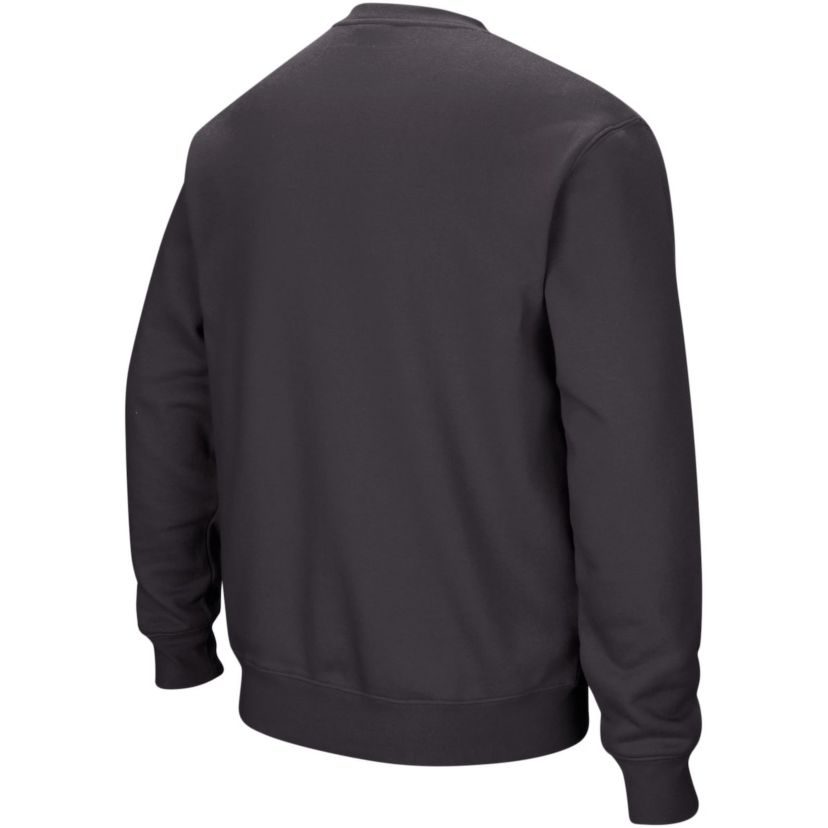 NCAA James Madison Dukes Arch & Logo Crew Neck Sweatshirt