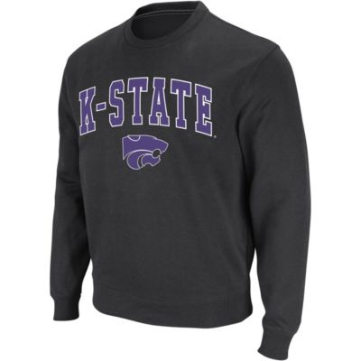 NCAA Kansas State Wildcats Arch & Logo Crew Neck Sweatshirt