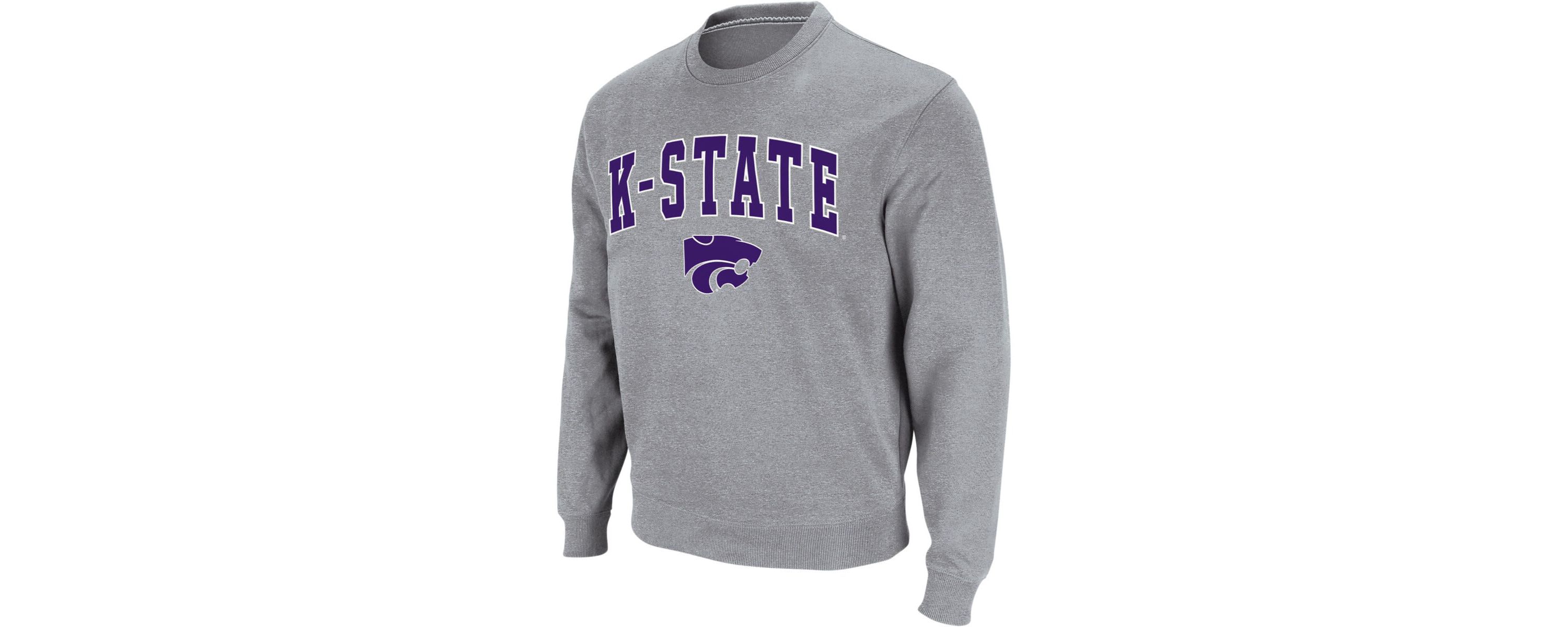 NCAA Kansas State Wildcats Arch & Logo Crew Neck Sweatshirt