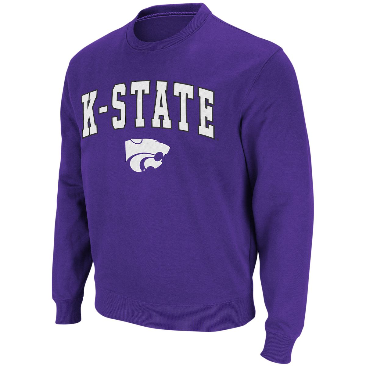NCAA Kansas State Wildcats Arch & Logo Crew Neck Sweatshirt