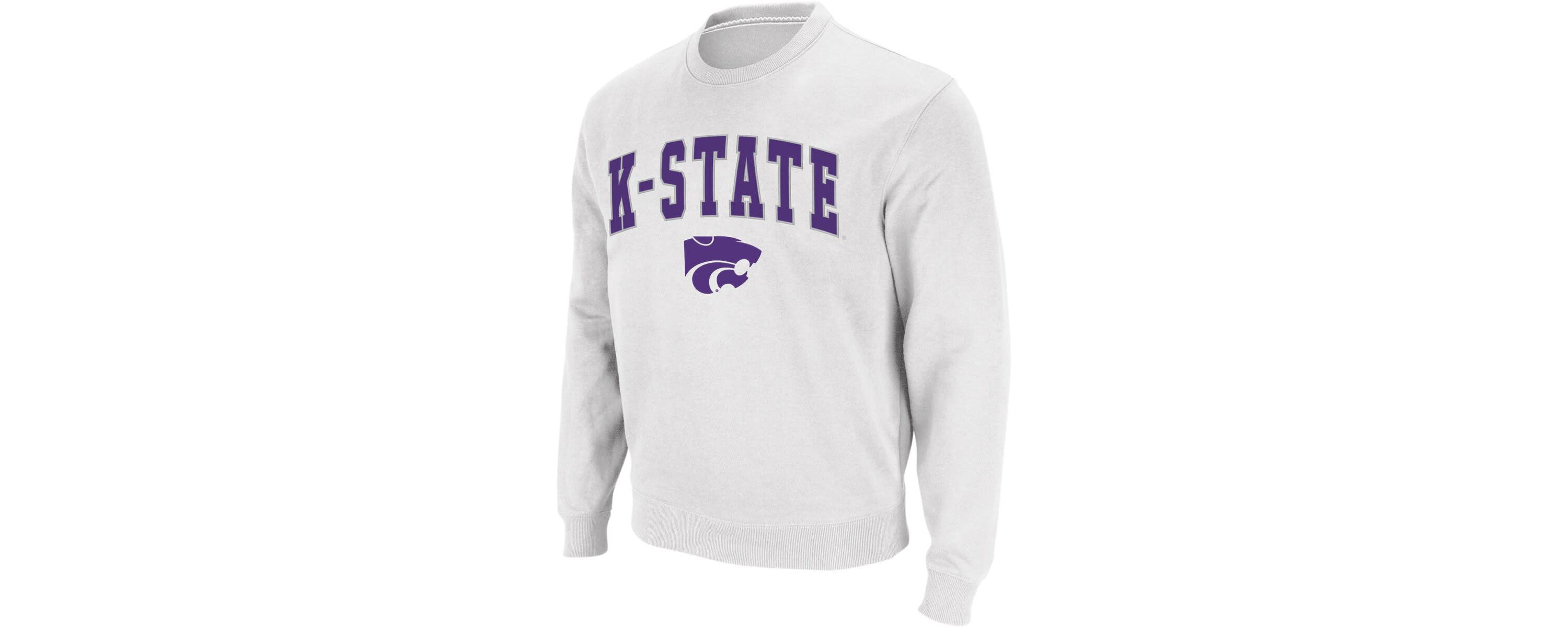 NCAA Kansas State Wildcats Arch & Logo Crew Neck Sweatshirt