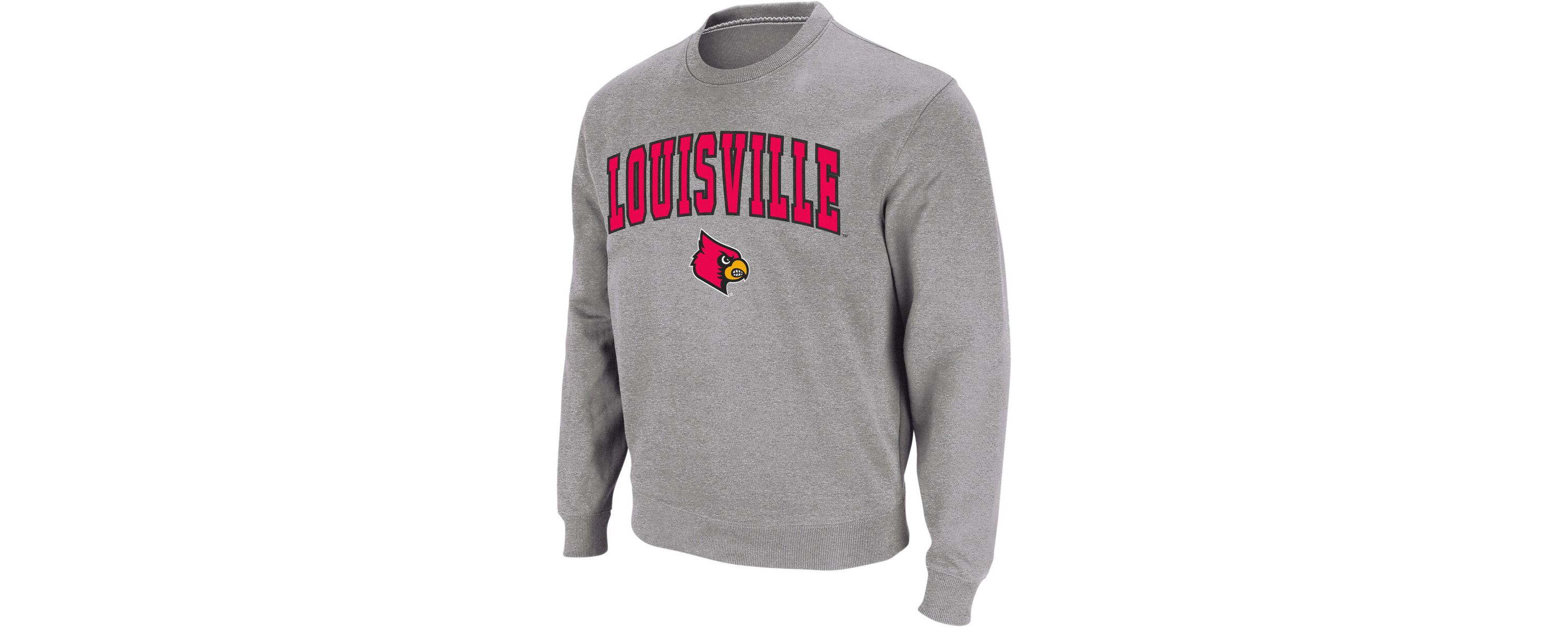 NCAA Louisville Cardinals Arch & Logo Crew Neck Sweatshirt