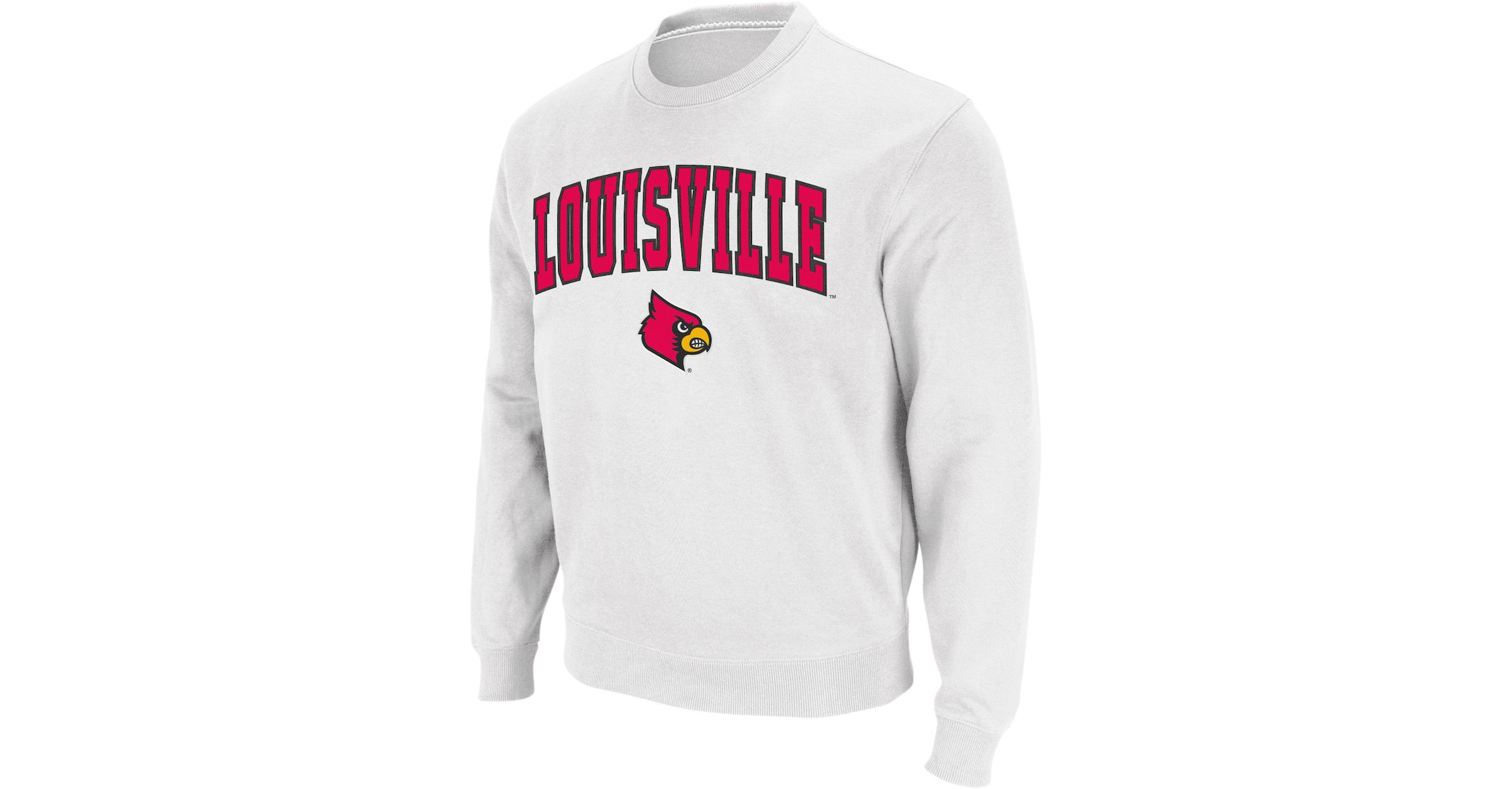 NCAA Louisville Cardinals Arch & Logo Crew Neck Sweatshirt
