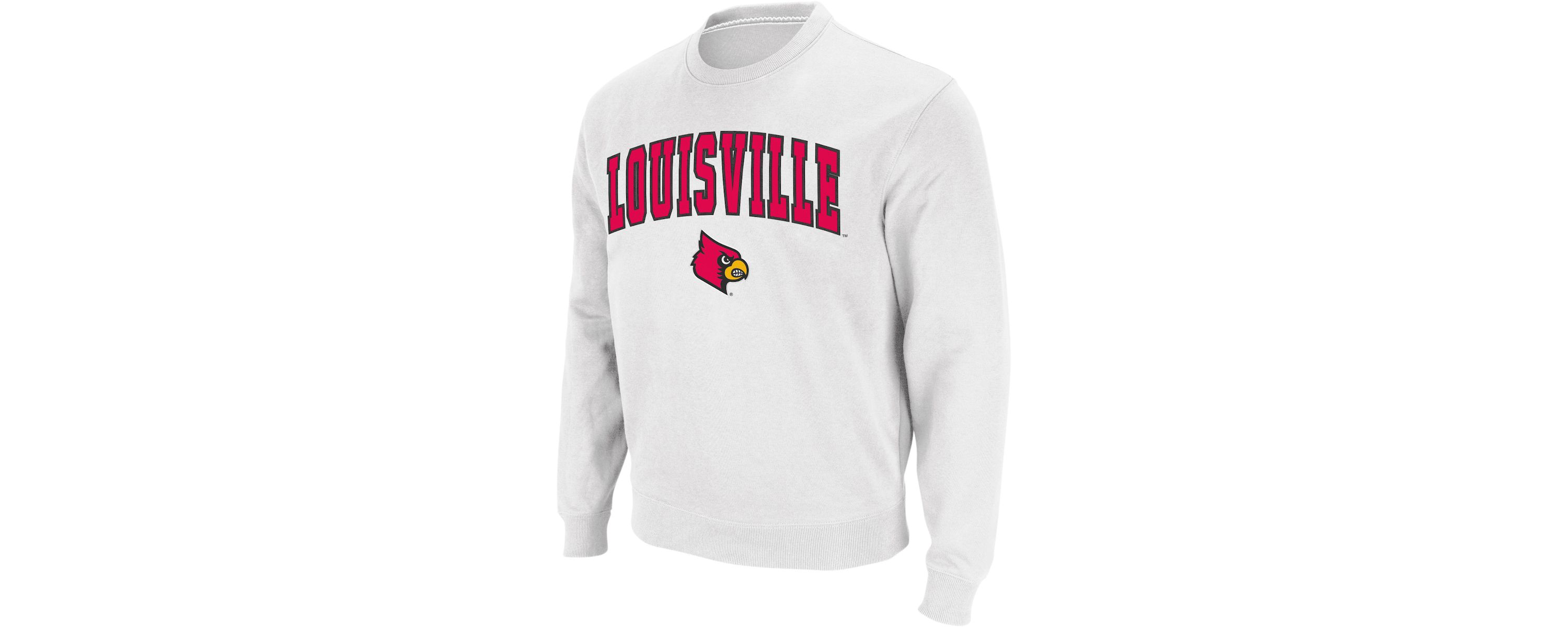 NCAA Louisville Cardinals Arch & Logo Crew Neck Sweatshirt