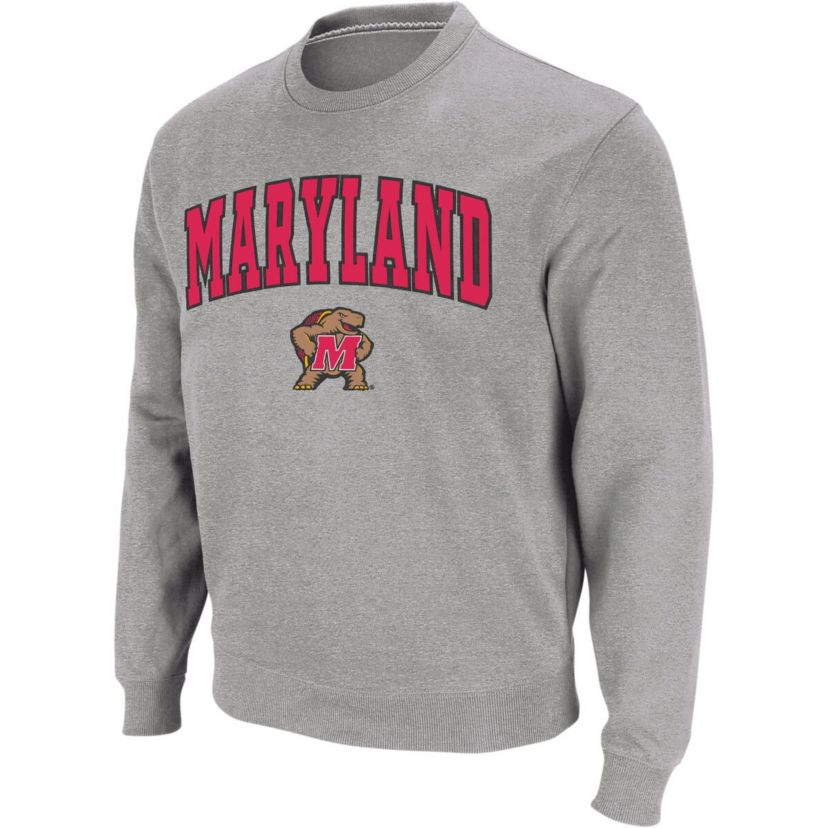 NCAA Maryland Terrapins Arch & Logo Crew Neck Sweatshirt