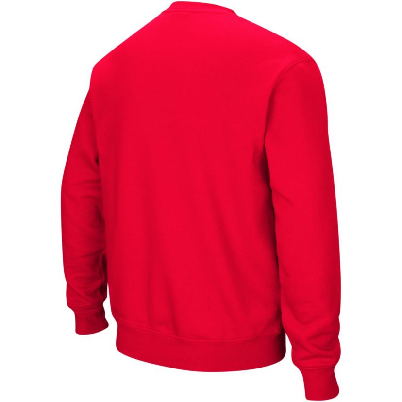 Miami (OH) RedHawks NCAA Miami University RedHawks Arch & Logo Crew Neck Sweatshirt