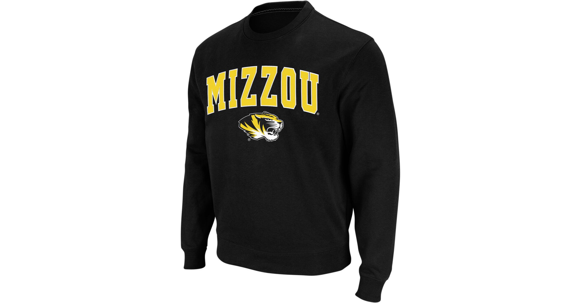 NCAA Missouri Tigers Arch & Logo Crew Neck Sweatshirt