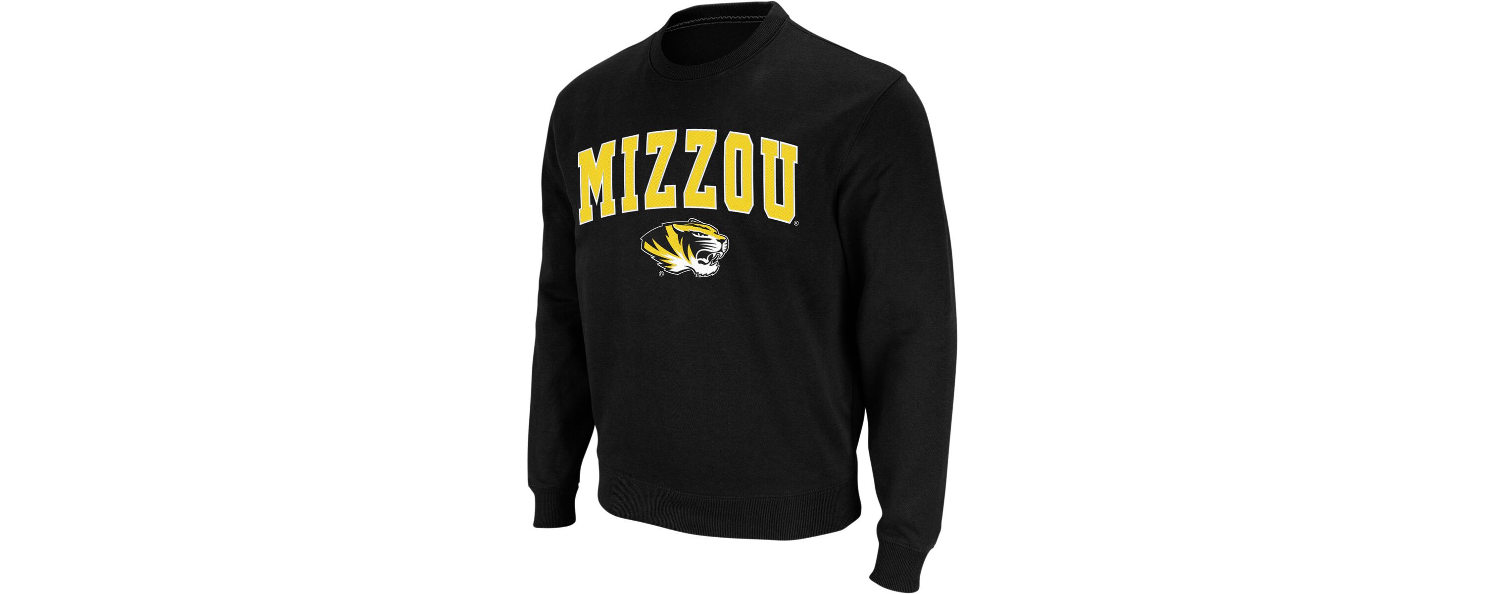 NCAA Missouri Tigers Arch & Logo Crew Neck Sweatshirt