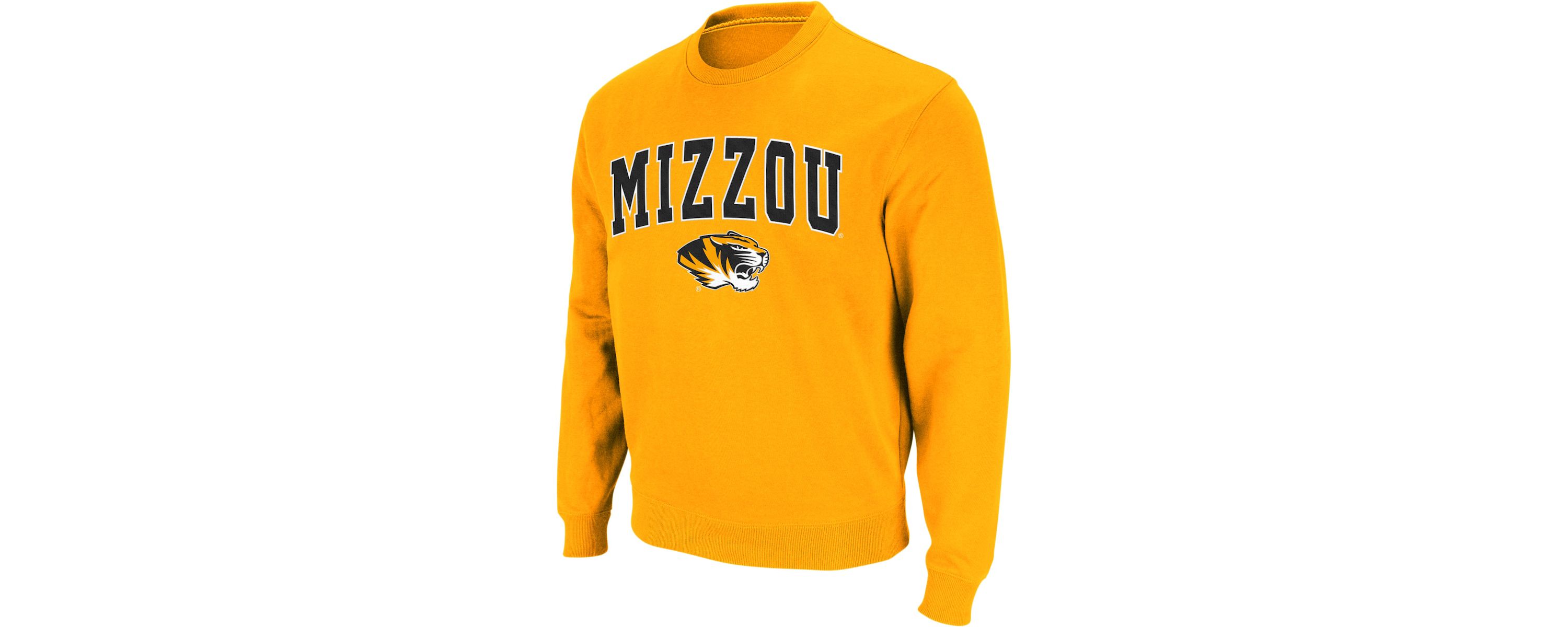 NCAA Missouri Tigers Arch & Logo Crew Neck Sweatshirt