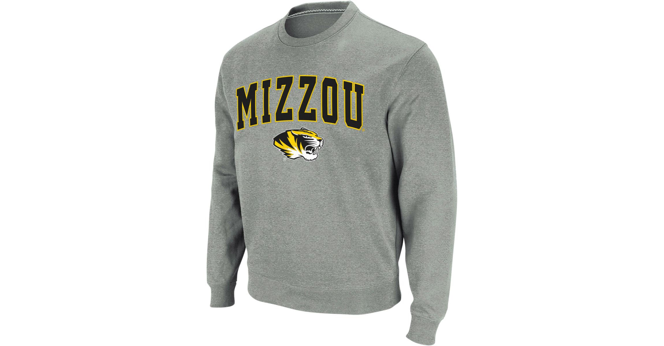 NCAA Missouri Tigers Arch & Logo Crew Neck Sweatshirt