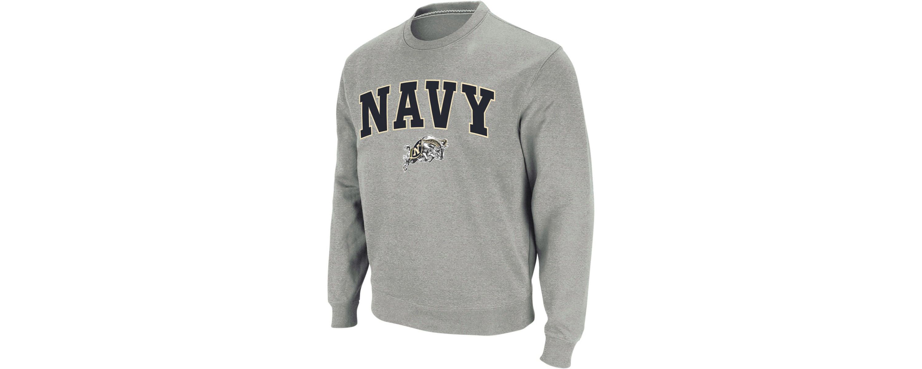 Navy Midshipmen NCAA Midshipmen Arch & Logo Crew Neck Sweatshirt