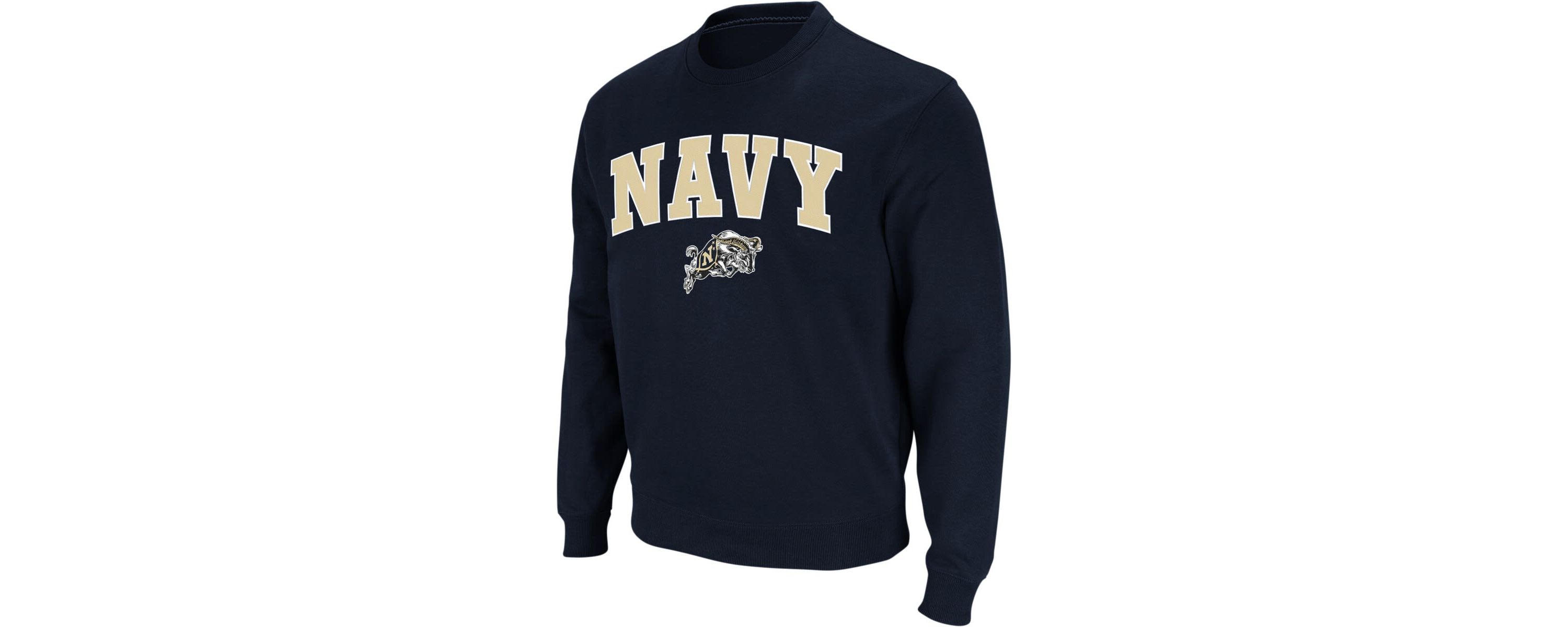 Navy Midshipmen NCAA Midshipmen Arch & Logo Crew Neck Sweatshirt