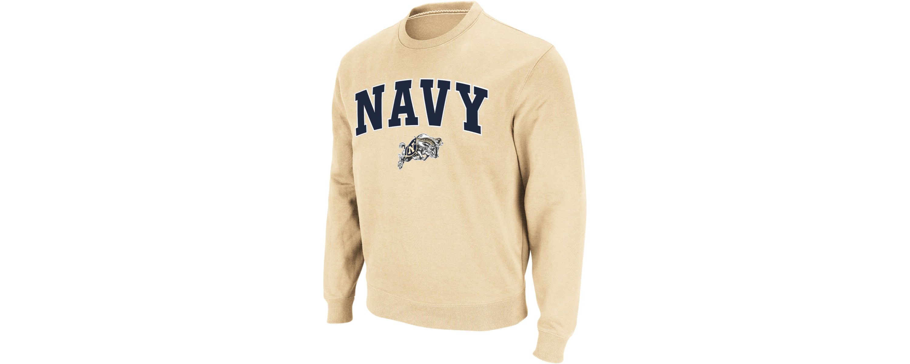 Navy Midshipmen NCAA Midshipmen Arch & Logo Crew Neck Sweatshirt