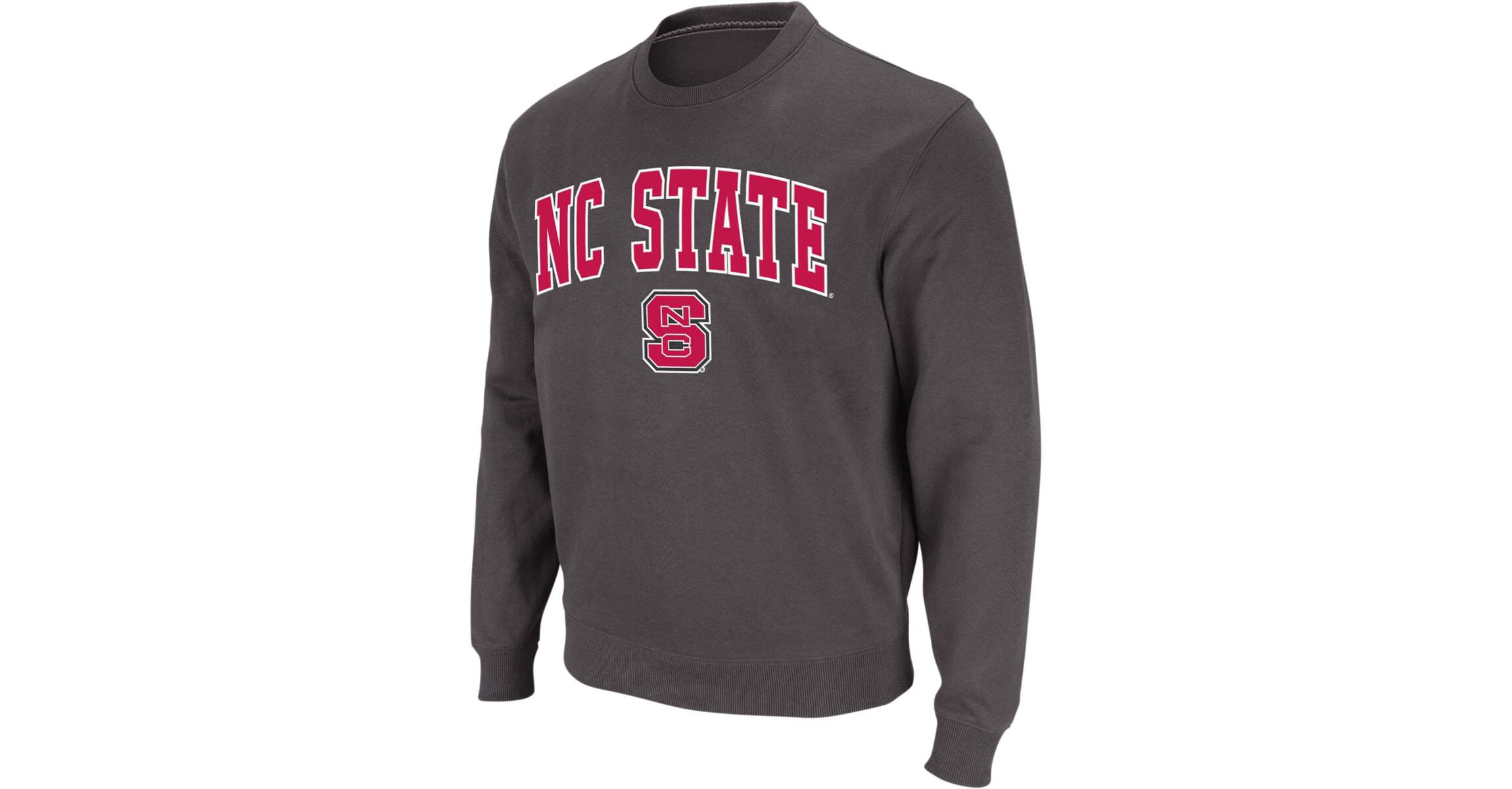 NCAA NC State Wolfpack Arch & Logo Crew Neck Sweatshirt