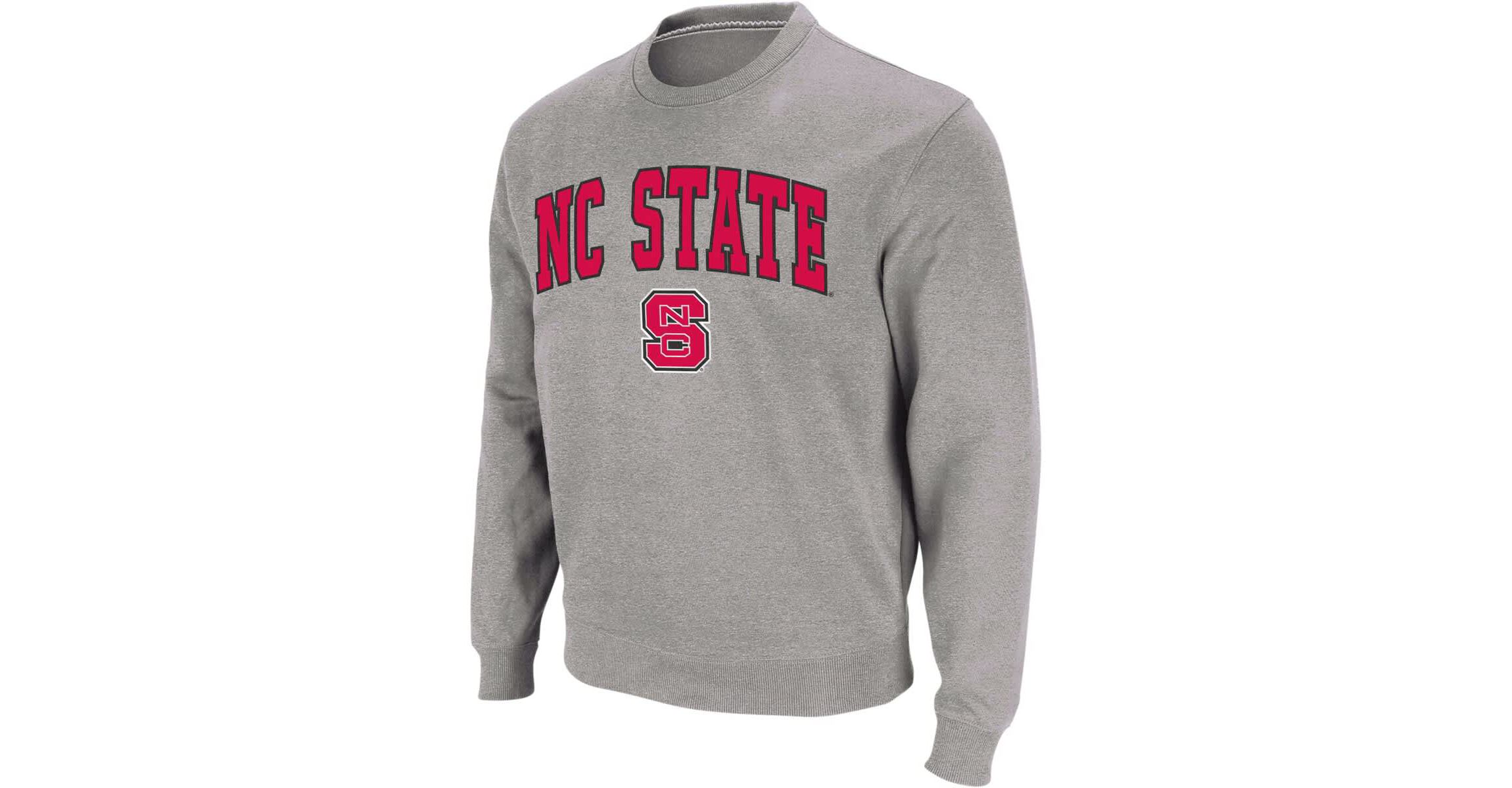 NCAA NC State Wolfpack Arch & Logo Crew Neck Sweatshirt