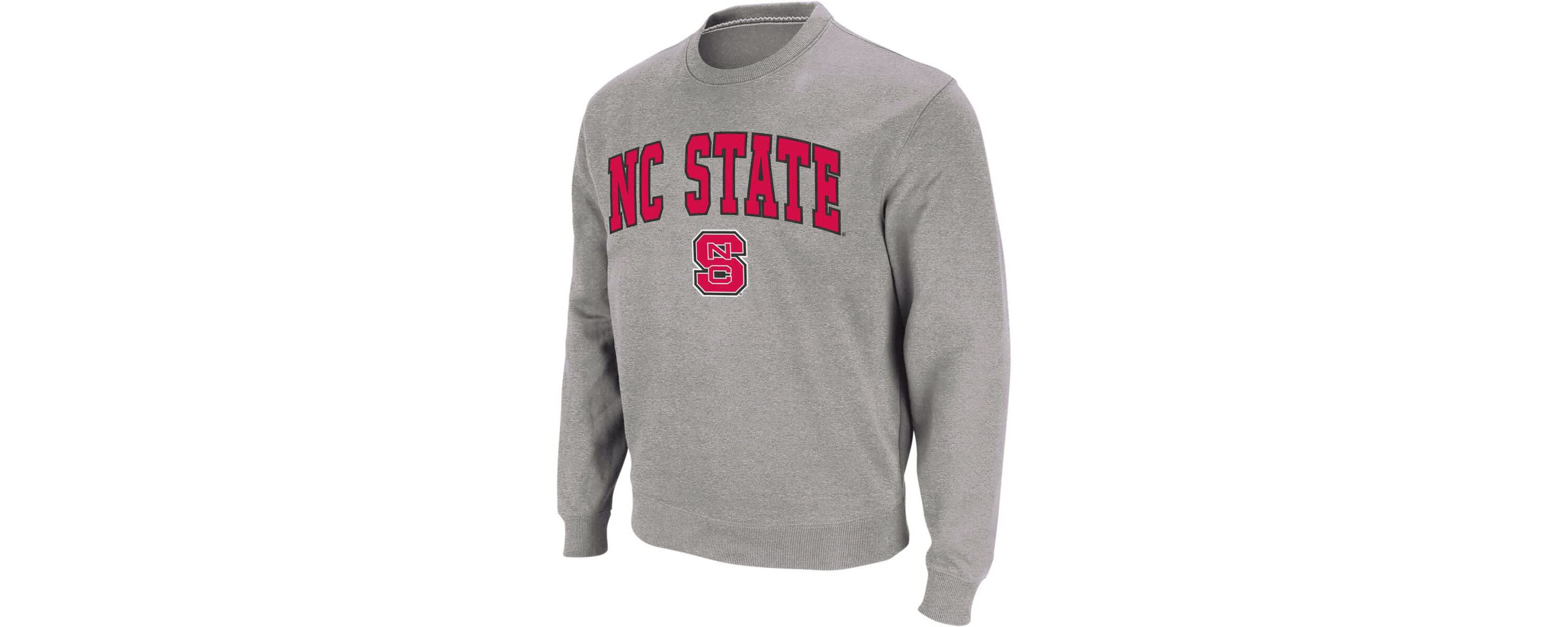 NCAA NC State Wolfpack Arch & Logo Crew Neck Sweatshirt