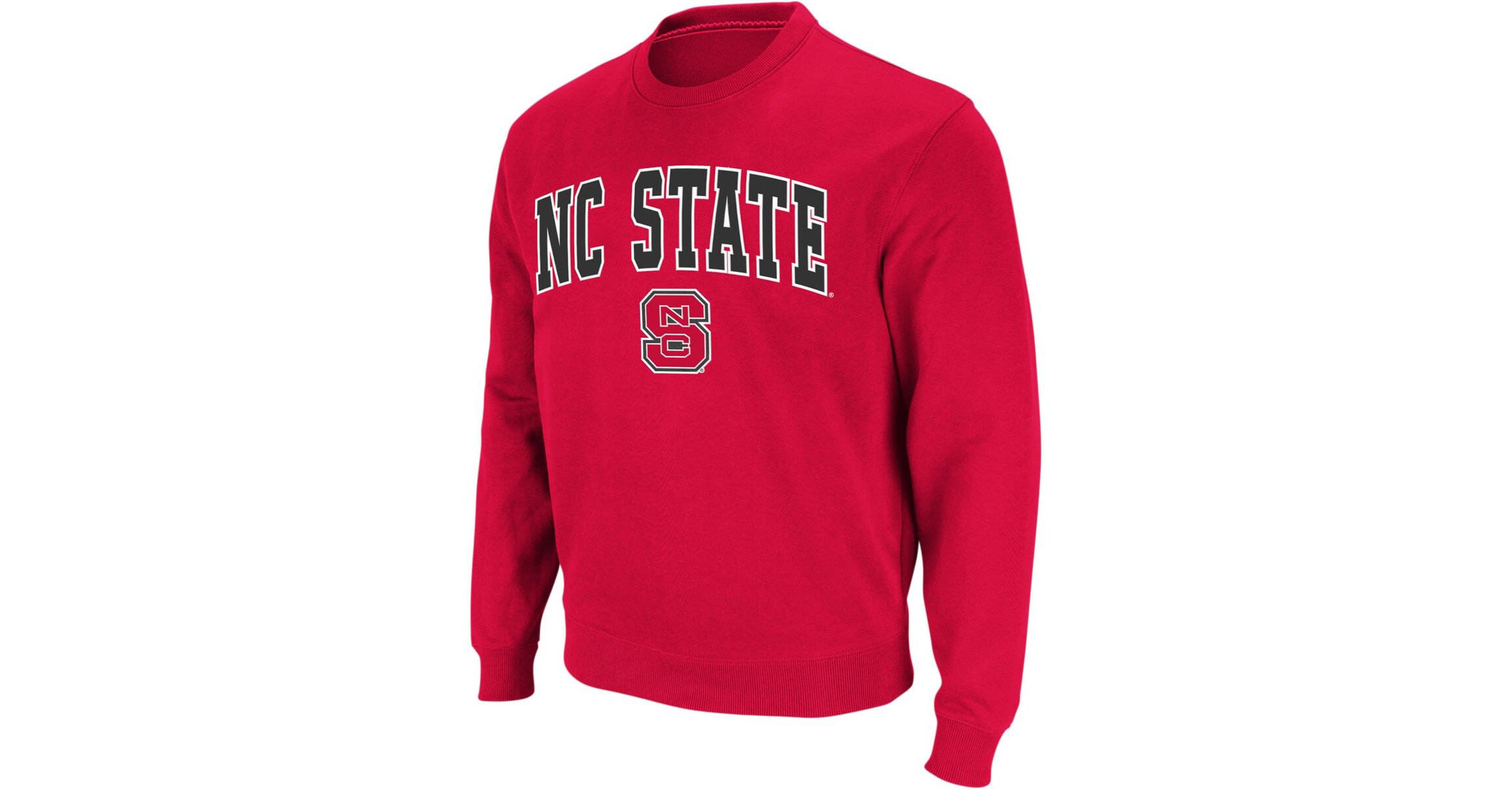 NCAA NC State Wolfpack Arch & Logo Crew Neck Sweatshirt