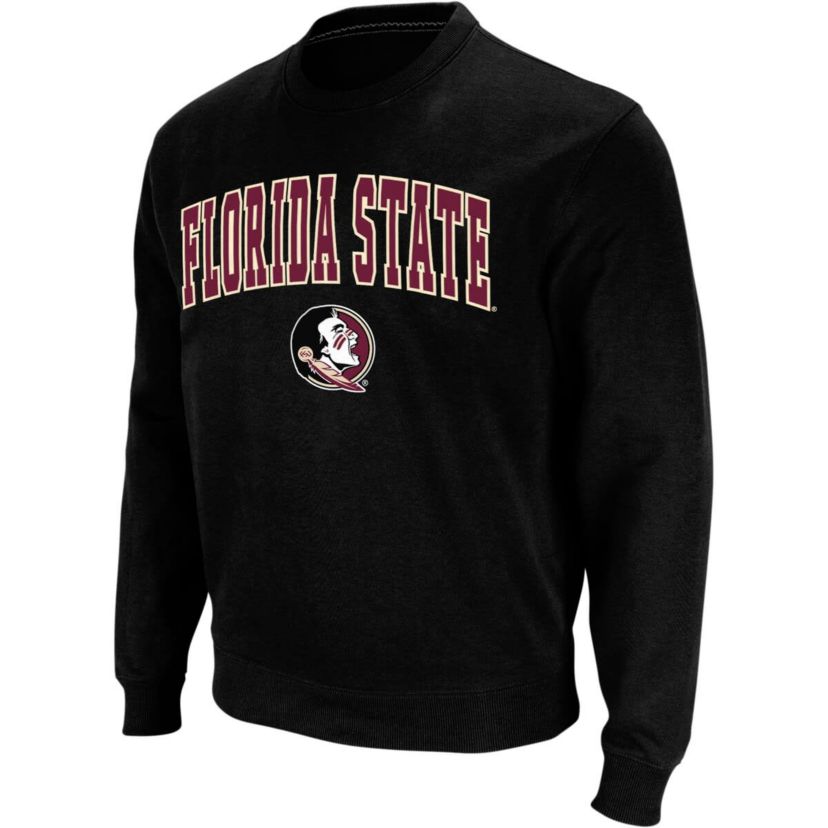 NCAA Florida State Seminoles Arch & Logo Crew Neck Sweatshirt