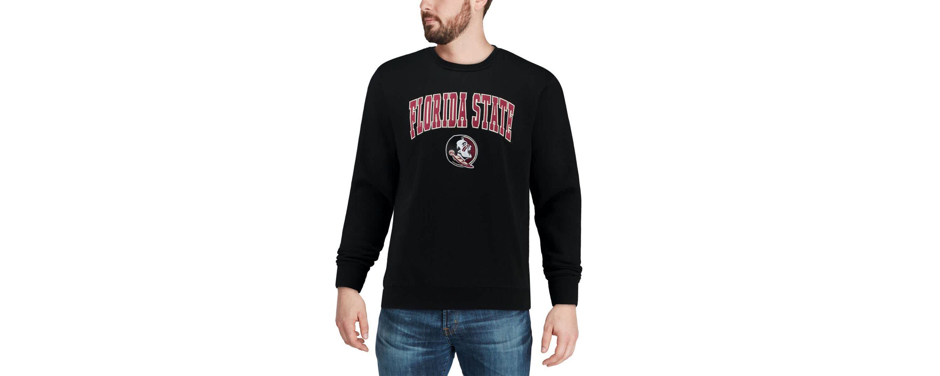 NCAA Florida State Seminoles Arch & Logo Crew Neck Sweatshirt